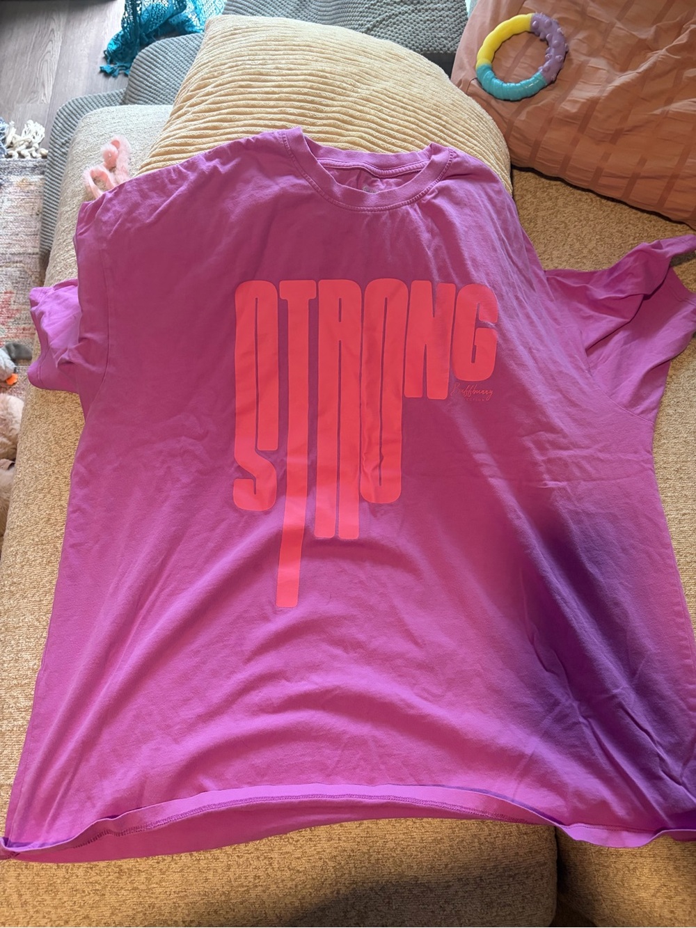 Buffbunny “strong” graphic tee